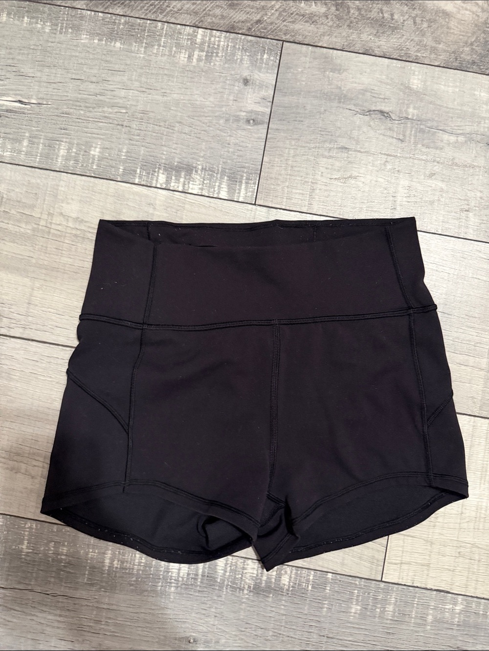 lululemon athletica Black High-Rise Bike Shorts